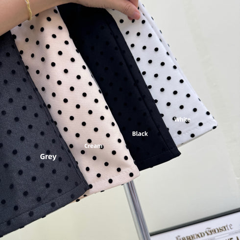 Polka Dot Mini Skirts